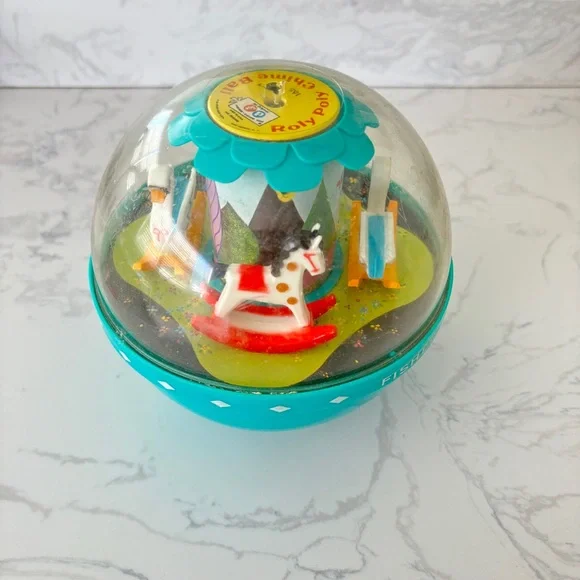 Vintage fisher-Price Roly Poly chime ball - Picture 3 of 7